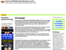 Tablet Screenshot of infobisnismakassar.com